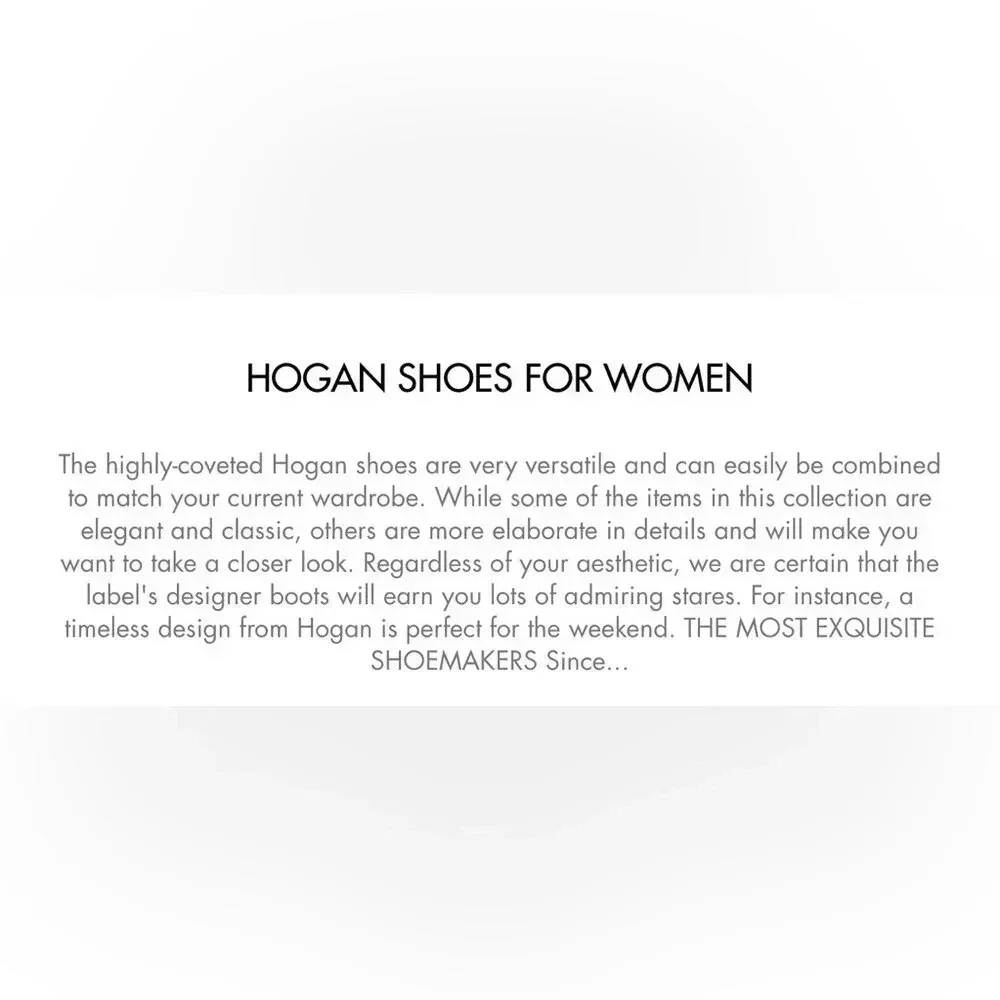 HOGAN | ladies wedge heels shoes. Size: 34.5/4